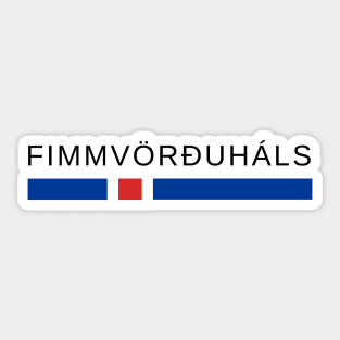 Fimmvörðuháls Iceland Sticker
